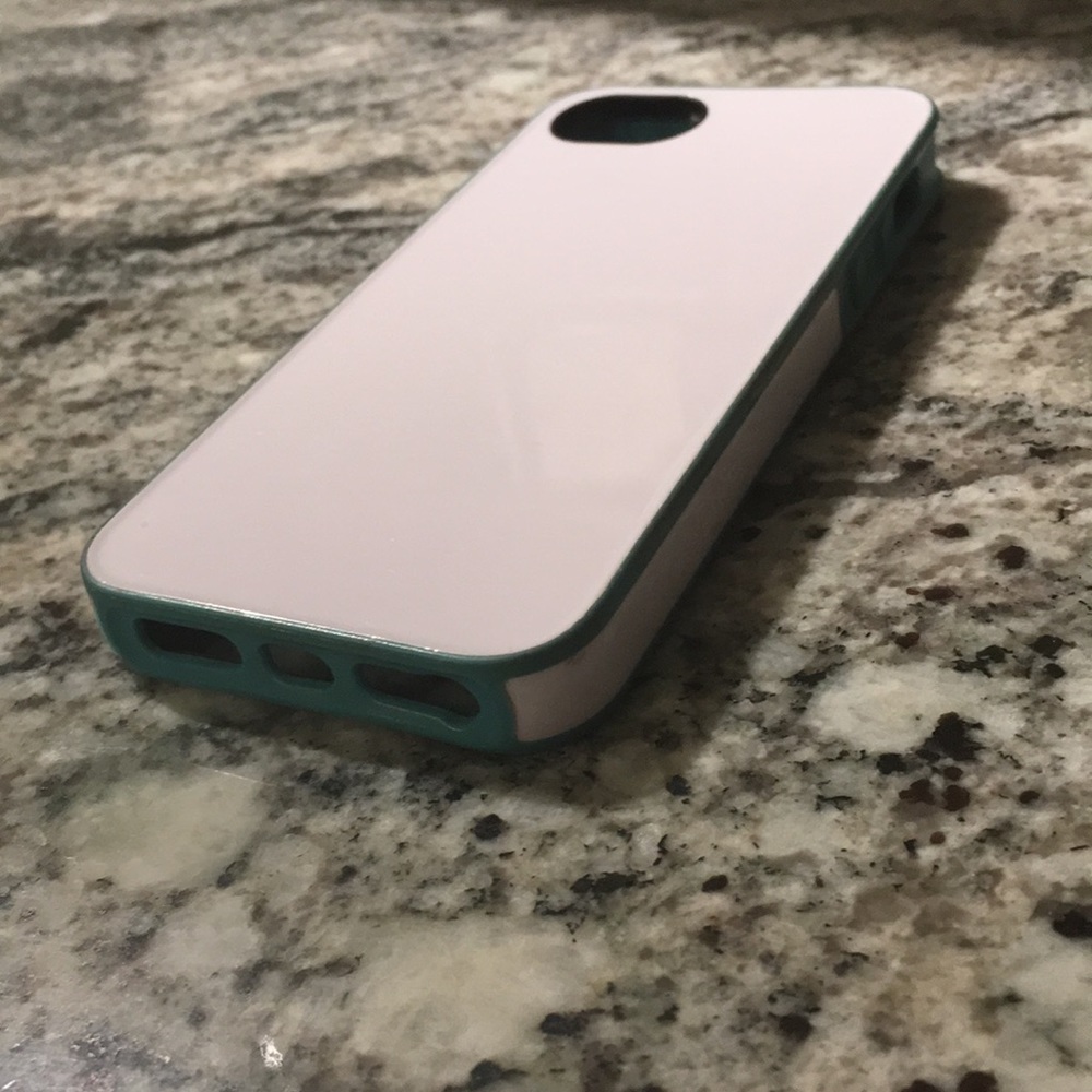 ✅ AGENT18 Case For iPhone SE 5 5S Teal White Apple